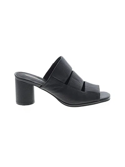 Pre-owned Intentionally ______ Mule/clog In Black