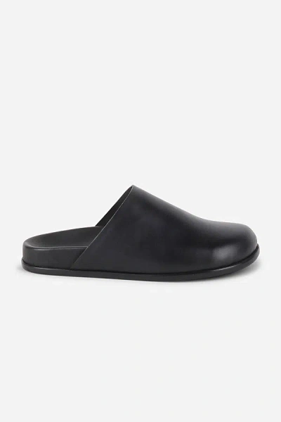 Intentionally Blank Agatha Slip On Natural Sole Mule In Black, Women's At Urban Outfitters