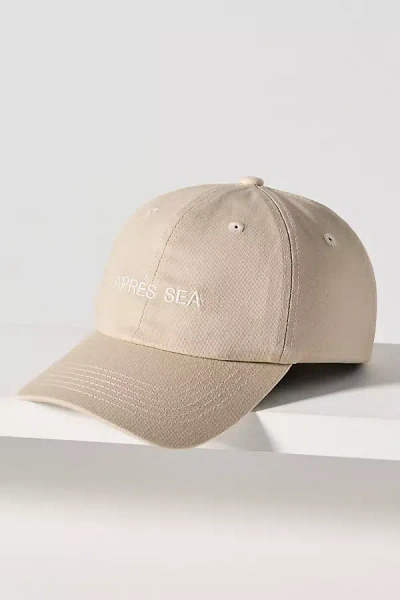 Intentionally Blank Apres Sea Baseball Cap In Brown