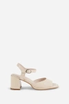 Intentionally Blank Astro Heeled Sandals In Pink