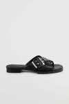 Intentionally Blank Clipz Leather Sandal In Black, Women's At Urban Outfitters