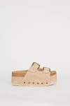 Intentionally Blank Cooper-2 Platform Slide Sandals