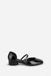 Intentionally Blank Cortez Mary Jane Heels In Black