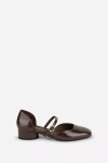 Intentionally Blank Cortez Mary Jane Heels In Brown
