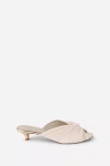 Intentionally Blank Curfew Knot Slide Sandal In Neutral
