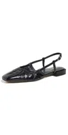 Intentionally Blank Daff Flats Black In Black