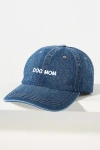 INTENTIONALLY BLANK DOG MOM EMBROIDERED DENIM BASEBALL CAP