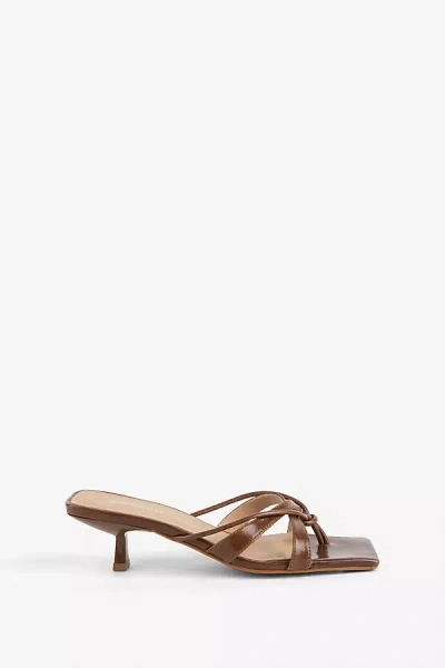 Intentionally Blank Eli Thong Kitten Heels