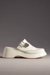 Intentionally Blank Women's Everclear Slip On Mule-white In White