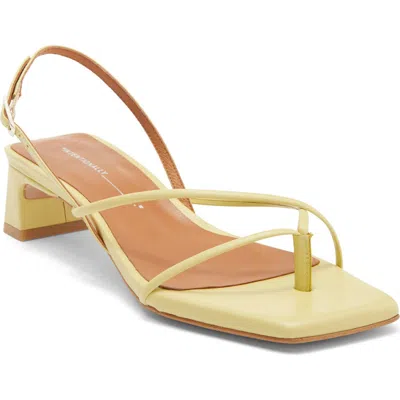 Intentionally Blank Fifi Slingback Sandal In Yellow
