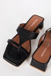 Intentionally Blank Flume Heeled Sandal In Black, Women's At Urban Outfitters