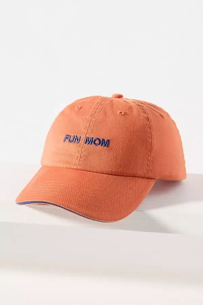 Intentionally Blank Fun Mom Baseball Cap In Brown