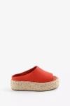 Intentionally Blank Hightide Sandals In Red