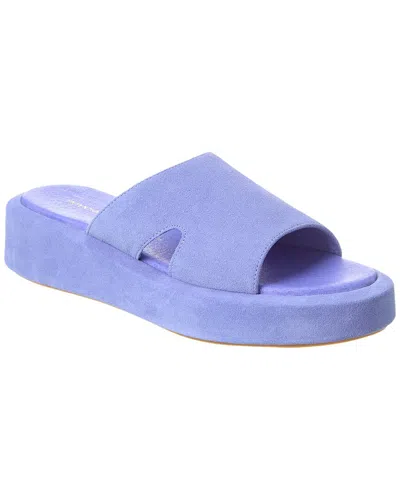 Intentionally Blank Ina Suede Sandal In Purple