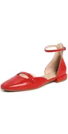 Intentionally Blank Iris Flats Cherry In Red