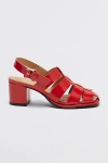 Intentionally Blank July Fisherman Sandal Heel In Cherry, Women's At Urban Outfitters