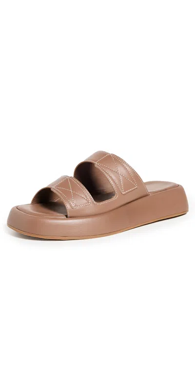 Intentionally Blank Kiara Slides Bark In Brown