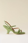 Intentionally Blank Launch Heels In Green