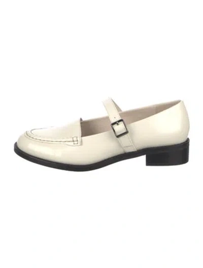 Pre-owned Intentionally Blank Leather Loafers In Neutral
