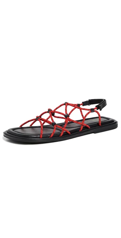 INTENTIONALLY BLANK LYCHEE SANDALS CHERRY