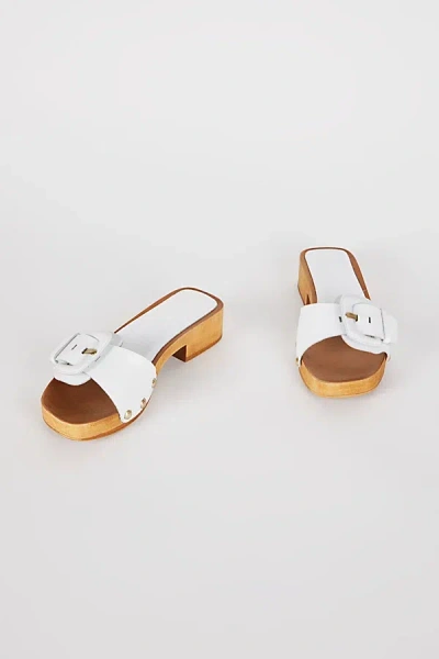INTENTIONALLY BLANK MAR CLOG SANDAL IN WHITE, WOMEN'S AT URBAN OUTFITTERS