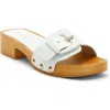 Intentionally Blank Mar Clog Sandal In White