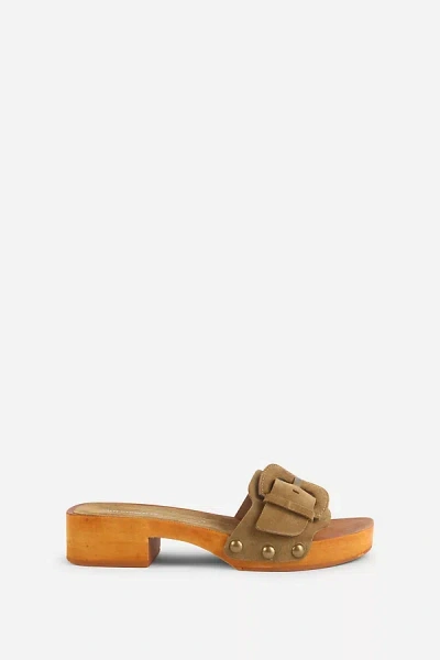 Intentionally Blank Mar Mule Sandals In Brown