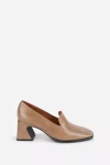 Intentionally Blank Mosa Heeled Loafers In Neutral