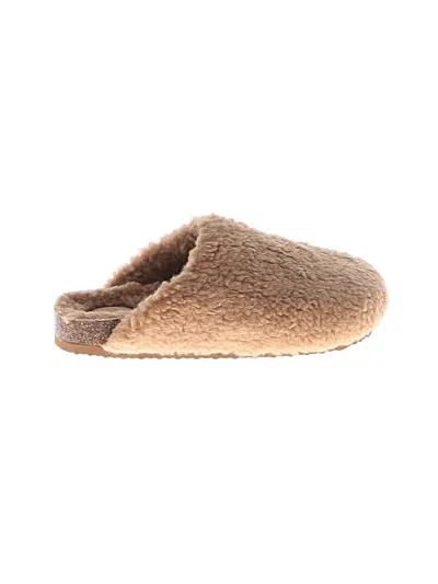 Pre-owned Intentionally Blank Mule/clog In Tan