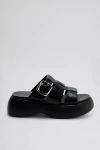 INTENTIONALLY BLANK NELL PLATFORM FISHERMAN SANDAL IN BLACK, WOMEN'S AT URBAN OUTFITTERS