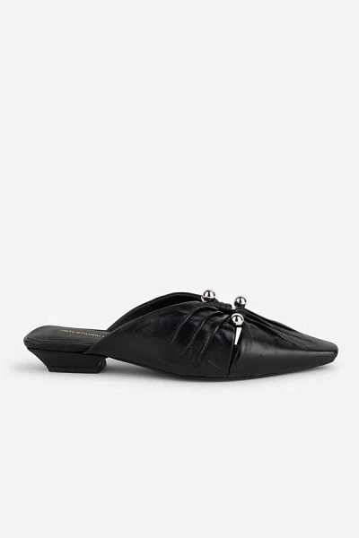 Intentionally Blank Noah Pierced Mule In Black, Women's At Urban Outfitters