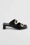 Intentionally Blank Nora Square Toe Heeled Sandal In Black, Women's At Urban Outfitters