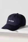 Intentionally Blank On Deck Baseball Cap In Blue