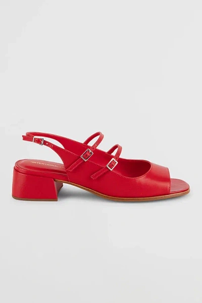 Intentionally Blank Peaches Slingback Heel In Cherry, Women's At Urban Outfitters