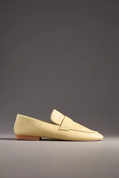 Intentionally Blank Penny Loafers In Yellow