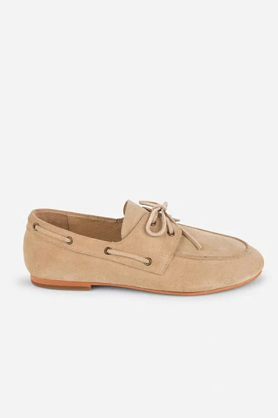 Intentionally Blank Pixie Boat Shoe In Taupe, Women's At Urban Outfitters In Brown