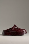 Intentionally Blank Platform Slip-on Mary Janes In Brown