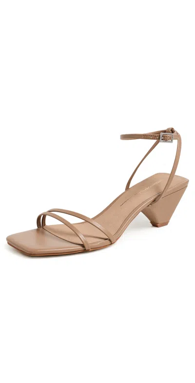 Intentionally Blank Pretty Please Statement Sandals Clay In Brown