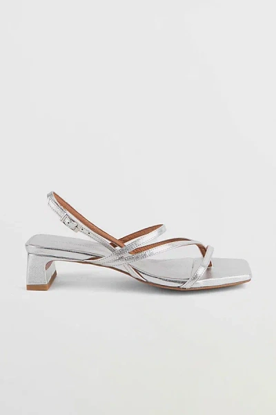 Intentionally Blank Pup Slingback Thong Sandal In Mercury, Women's At Urban Outfitters