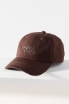 Intentionally Blank Running On Caffeine Baseball Cap In Brown