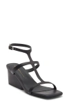 Intentionally Blank Semy Ankle Strap Wedge Sandal In Multi