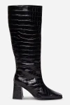 Intentionally Blank Tgif Knee High Boot In Black, Women's At Urban Outfitters In Black