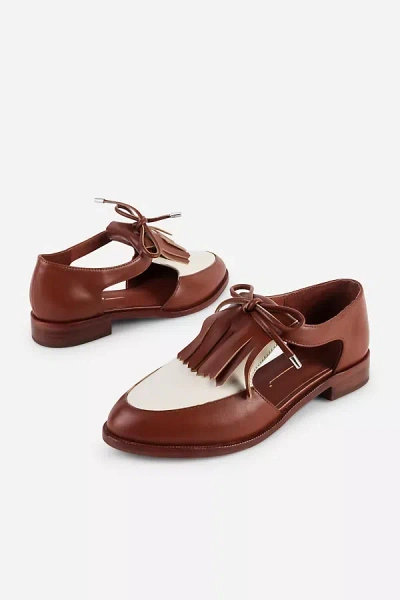 Intentionally Blank Tock Kiltie Loafer In Brown