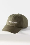 Intentionally Blank Unbothered Baseball Cap In Green