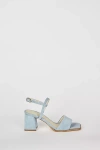 Intentionally Blank Validated Ankle Strap Block Heels