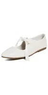 Intentionally Blank Valley Ballet Flats Cream In Chalk