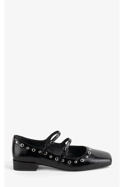Intentionally Blank Venezuela Double Strap Mary Jane Shoe In Black, Women's At Urban Outfitters