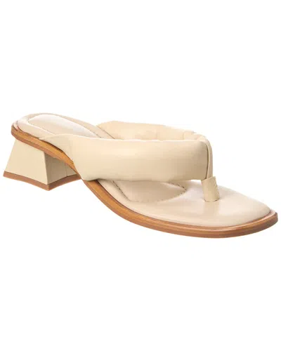 Intentionally Blank Whitman Leather Sandal In White