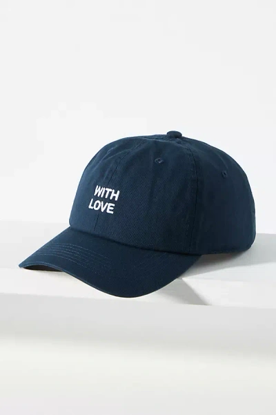 Intentionally Blank With Love Baseball Cap In Blue
