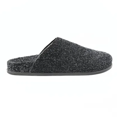 Intentionally Blank Women's Agatha Brushed Suede Slip On Mules In Black